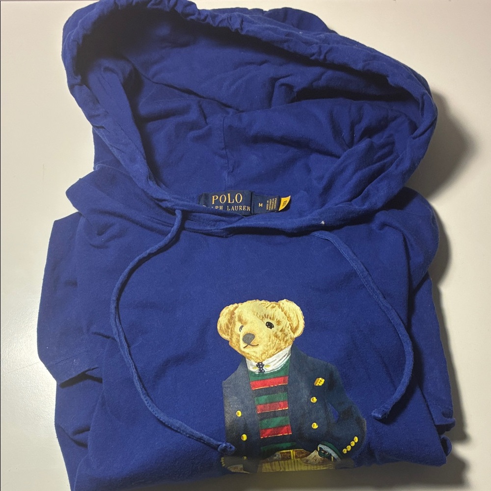Polo by Ralph Lauren Men’s Polo Bear Hoodie - Blue
